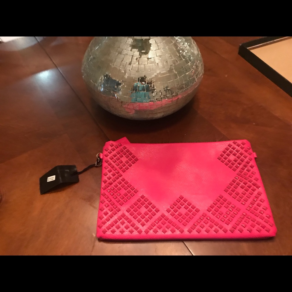 Pretty Pink clutch.
